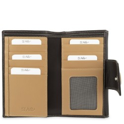 EL POTRO: CARTERA MUJER MEDIANA PIEL 1063-MATE