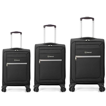BENZI: JUEGO DE MALETAS C+M+G 4R DOBLES POLIÉSTER BZ5756