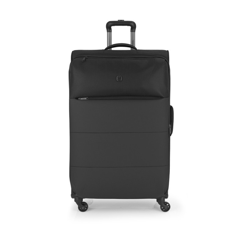 GABOL: MALETA GRANDE DE POLIÉSTER 4R 123147-FLORIDA-NEGRA