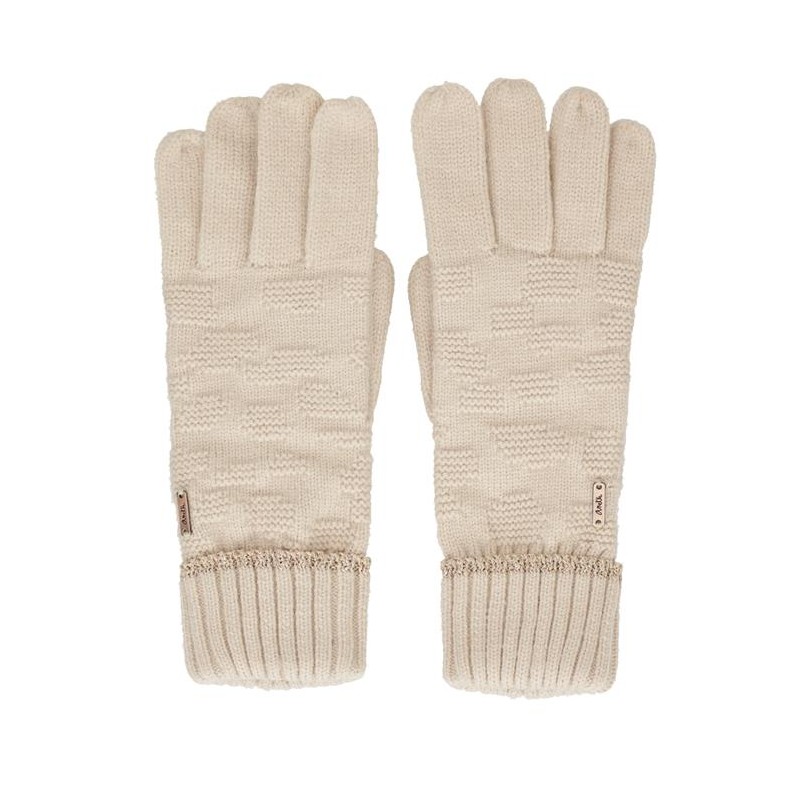 ANEKKE: GUANTES DE PUNTO BEIGE 37700-543