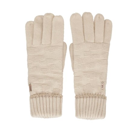 ANEKKE: GUANTES DE PUNTO BEIGE 37700-543