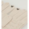 ANEKKE: GUANTES DE PUNTO BEIGE 37700-543