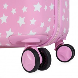 ITACA: Colección STARS Maleta mediana Policarbonato 4R 702460-ROSA