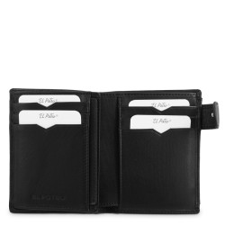 EL POTRO: CARTERA GRANDE DE HOMBRE PIEL CON MONEDERO EXTERIOR 3823-BOSTON-NEGRA