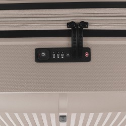 GABOL: MALETA GRANDE DE POLIPROPILENO 4R 123947-BROOKLIN-BEIGE