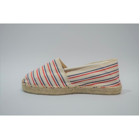 AS: ALPARGATAS SESMA MULTICOLOR-BLANCA