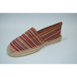 AS: ALPARGATAS SESMA MULTICOLOR-NARANJA