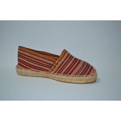 AS: ALPARGATAS SESMA MULTICOLOR-NARANJA