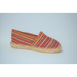 AS: ALPARGATAS SESMA MULTICOLOR-NARANJA