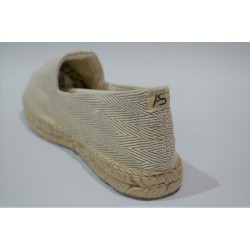 AS: ALPARGATAS SESMA LINO/CRUDO