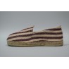 AS: ALPARGATAS SESMA RAYAS BURDEOS