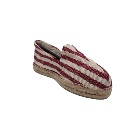 AS: ALPARGATAS SESMA RAYAS BURDEOS