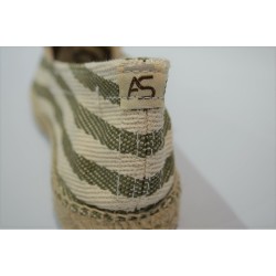 AS: ALPARGATAS SESMA RAYAS-VERDE