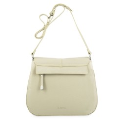El Potro: BOLSO SOLAPA PIEL VACUNO 4502-IRIS-BEIGE