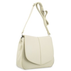 El Potro: BOLSO SOLAPA PIEL VACUNO 4502-IRIS-BEIGE