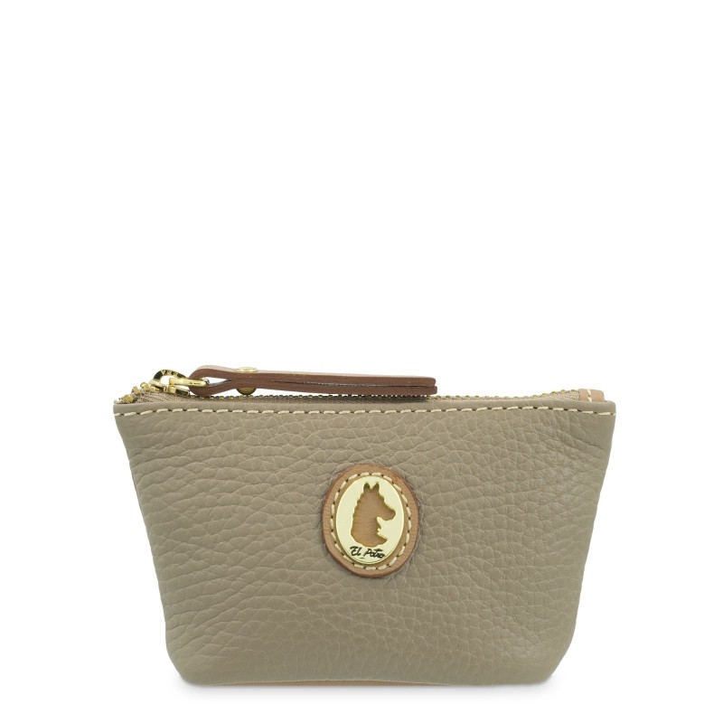 EL POTRO: MONEDERO LLAVERO MUJER EN PIEL VACUNO 1526-OASIS