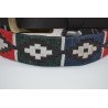 Cinturón Argentino Bordado PIEL VACUNO 105876-AZUL-VERDE-ROJO-BLANCO