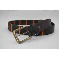 Cinturón Argentino Bordado PIEL VACUNO 105877-VERDE