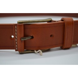 MARISMA: CINTURÓN ROCIERO DE VAQUETILLA BORDADA JP170-CUERO