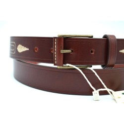 MARISMA: CINTURÓN ROCIERO DE VAQUETILLA BORDADA JP170-LIBANO