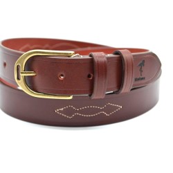 MARISMA: CINTURÓN ROCIERO DE VAQUETILLA BORDADA JP169-LIBANO