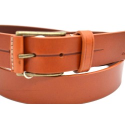 MARISMA: CINTURÓN ROCIERO DE VAQUETILLA GRABADO JP166-CUERO