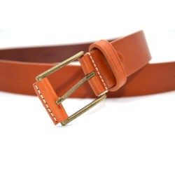 MARISMA: CINTURÓN ROCIERO DE VAQUETILLA GRABADO JP166-CUERO