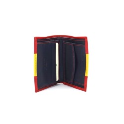 MARISMA: CARTERA CON MONEDERO DE 11 CM. BANDERA DE ESPAÑA CON GOMILLA 7275Ñ