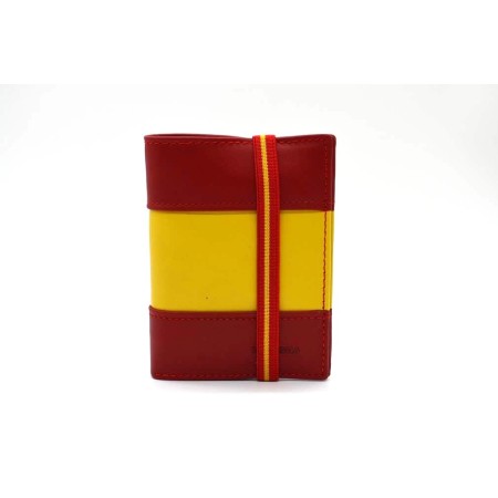 MARISMA: CARTERA CON MONEDERO DE 11 CM. BANDERA DE ESPAÑA CON GOMILLA 7275Ñ