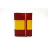 MARISMA: CARTERA CON MONEDERO DE 11 CM. BANDERA DE ESPAÑA CON GOMILLA 7275Ñ