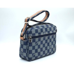 El Potro: Bolso bandolera mediano mujer 1266-CHESS-AZUL