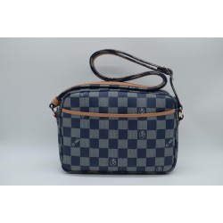 El Potro: Bolso bandolera mediano mujer 1266-CHESS-AZUL