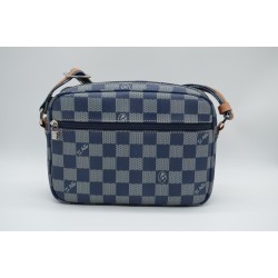 El Potro: Bolso bandolera mediano mujer 1266-CHESS-AZUL