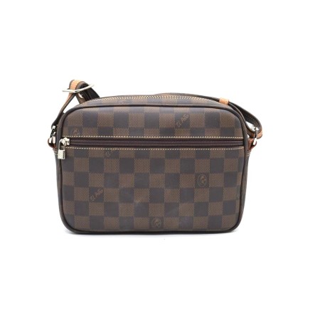 El Potro: Bolso bandolera mediano mujer 1266-CHESS-MARRON