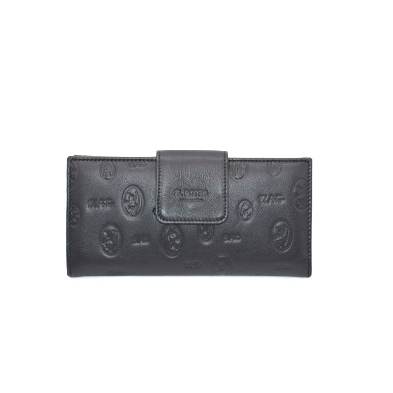 EL POTRO: CARTERA MUJER 19CM. 719-MONOGRAM-NEGRA