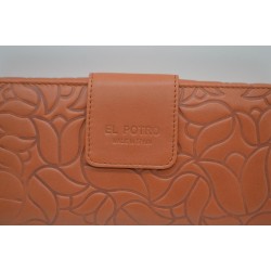 EL POTRO: CARTERA MUJER PIEL 19 CM. 719-TULIPAN-CUERO