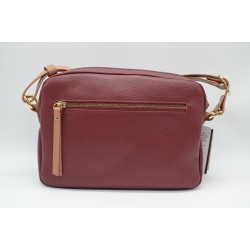 EL POTRO: BOLSO BANDOLERA MUJER PIEL 1507-OASIS-BURDEOS