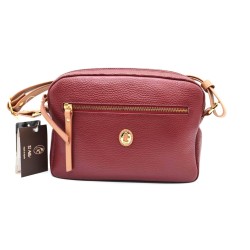 EL POTRO: BOLSO BANDOLERA MUJER PIEL 1507-OASIS-BURDEOS