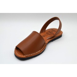 ORTUÑO: IBICENCA DE PIEL PLANTA ACOLCHADA CUERO