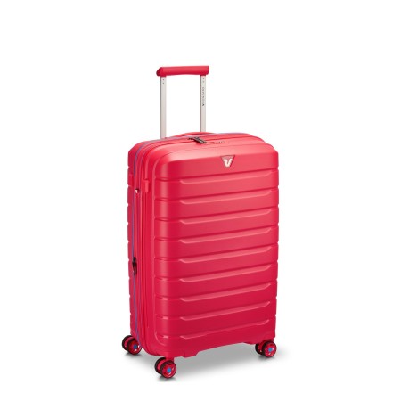 B-FLYING BY RONCATO: Maleta mediana 4R extensible RADIANT RED