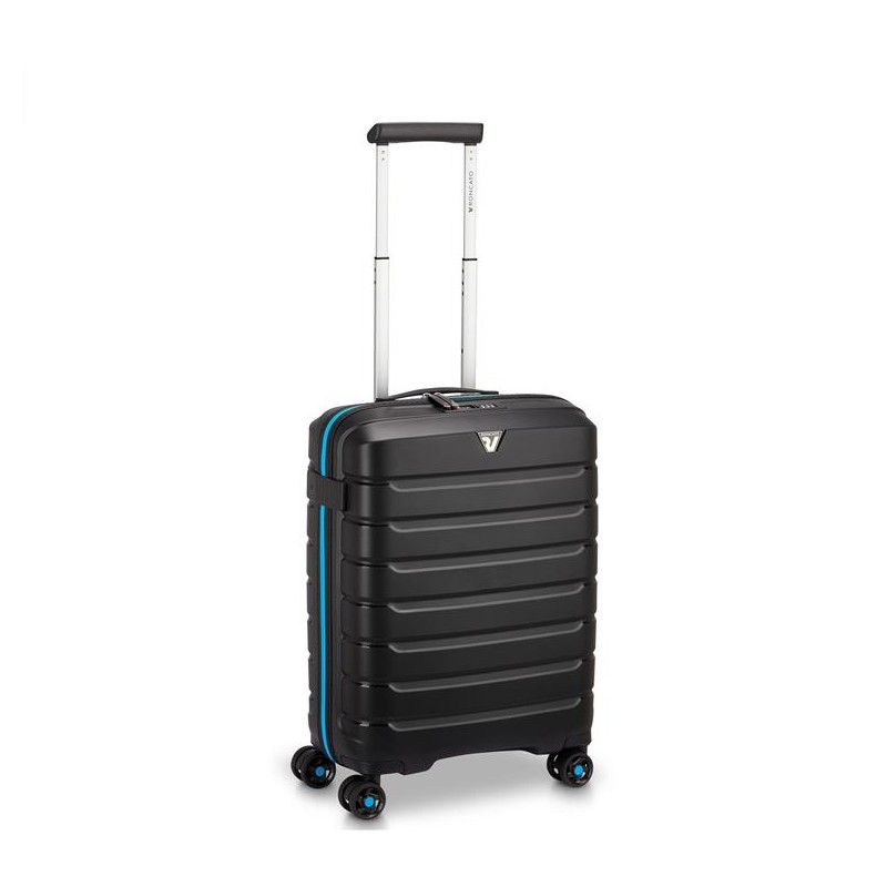 RV RONCATO: Maleta cabina 4R B-FLYING NEON 417983-NEGRA