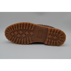 ALEX: NÁUTICO DE PIEL CON SUELA COSIDA TIPO TINBERLAND.