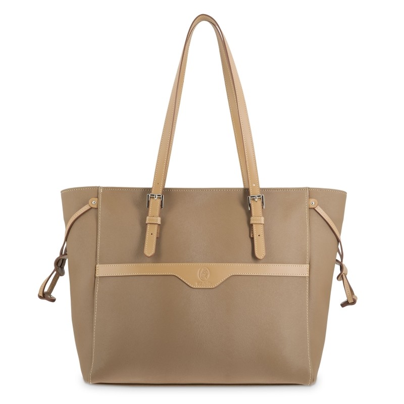 EL POTRO: BOLSO SHOPPING MUJER EN LONA Y PIEL 4501-BASE