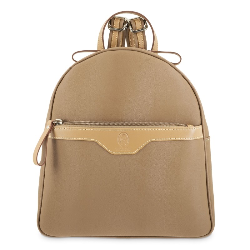 EL POTRO: MOCHILA  MUJER EN LONA Y PIEL 4506-BASE