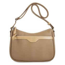 EL POTRO: BOLSO GONDOLA MUJER DE 3 CREMALLERAS EN LONA Y PIEL 4507-BASE