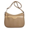 EL POTRO: BOLSO GONDOLA MUJER DE 3 CREMALLERAS EN LONA Y PIEL 4507-BASE