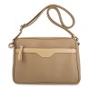 EL POTRO: BOLSO BANDOLERA MUJER DE 3 CREMALLERAS EN LONA Y PIEL 4508-BASE