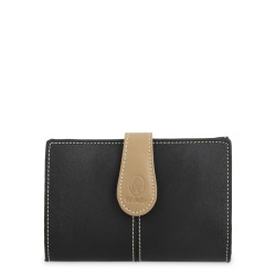 EL POTRO: CARTERA MUJER MEDIANA DE LONA Y PIEL 14 CM. 4531-BASE