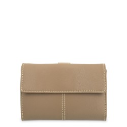 EL POTRO: CARTERA MUJER MEDIANA DE LONA Y PIEL 14 CM. 4531-BASE