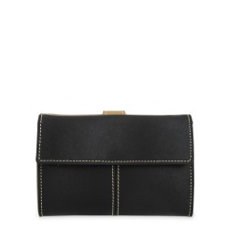 EL POTRO: CARTERA MUJER MEDIANA DE LONA Y PIEL 14 CM. 4531-BASE